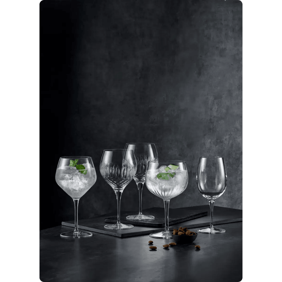 Luigi Bormioli Spansk Gin & Tonic glas 80 cl 4 stk, Mixology 